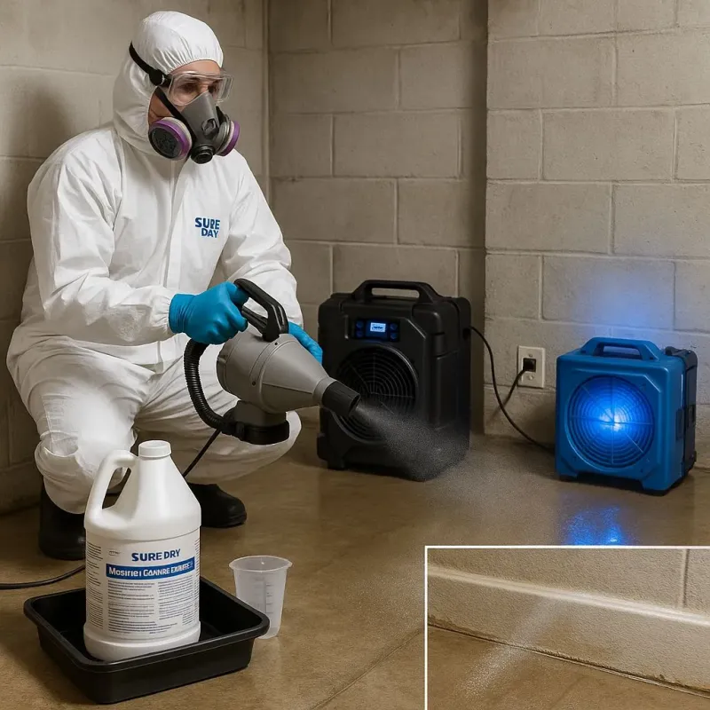 Sanitization and Odor Removal process in Davis, OK
